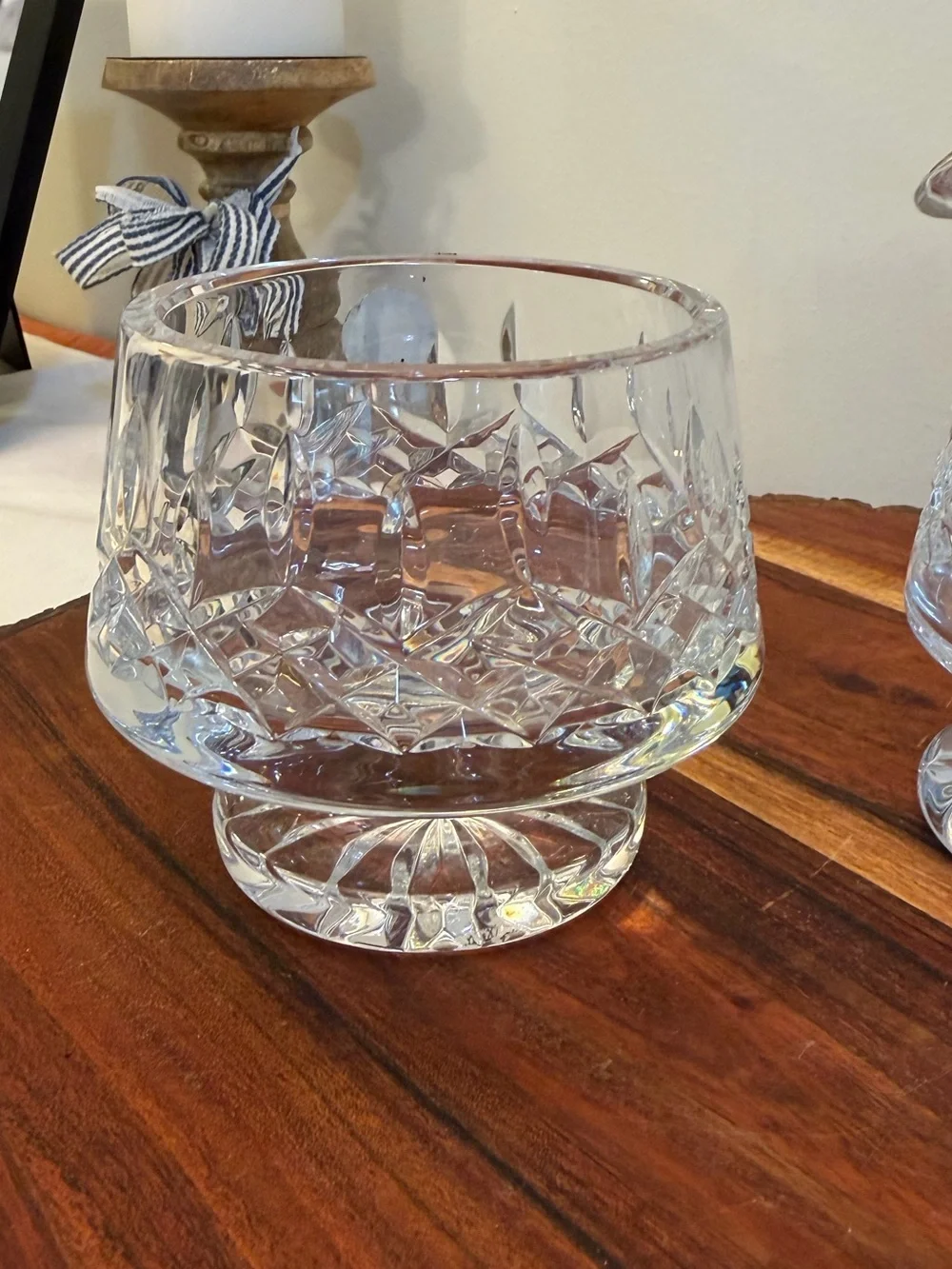 Waterford Crystal Seahorse Creamer & Sugar Bowl Set NIB Never Used